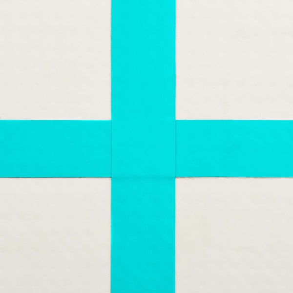 Colchão de ginástica insuflável c/ bomba 300x100x20cm PVC verde - Image 10