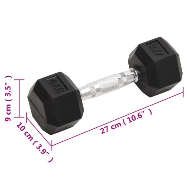 Halteres 2 pcs 8 kg ferro fundido - Image 8