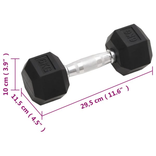 Halteres 2 pcs 12 kg ferro fundido - Image 8