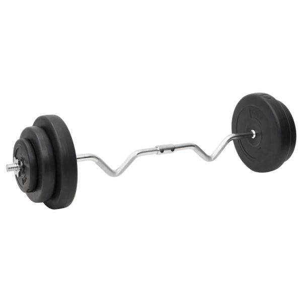 Barra curva e haltere com discos 60 Kg - Image 3