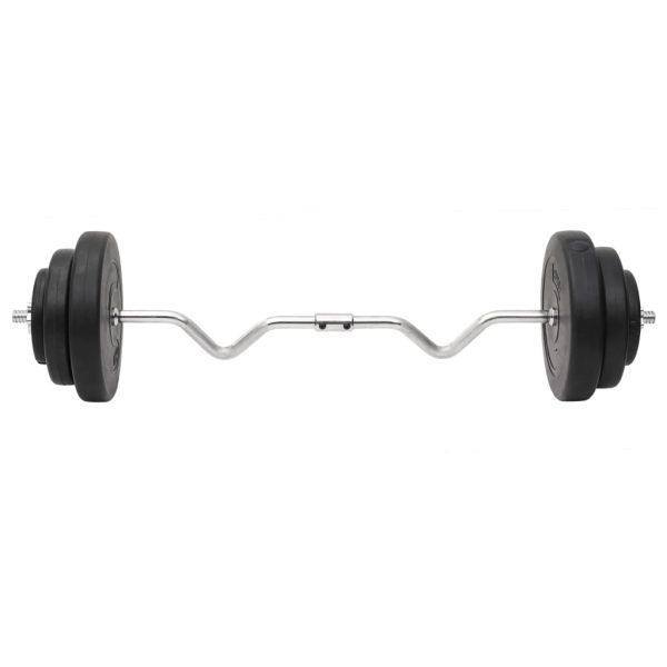 Barra curva e haltere com discos 60 Kg - Image 4