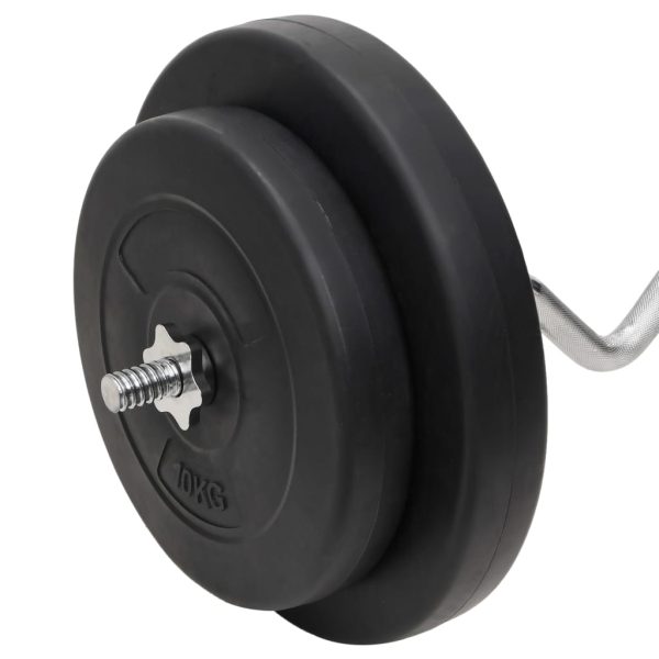 Conjunto de barras e halteres com discos 90 Kg - Image 11