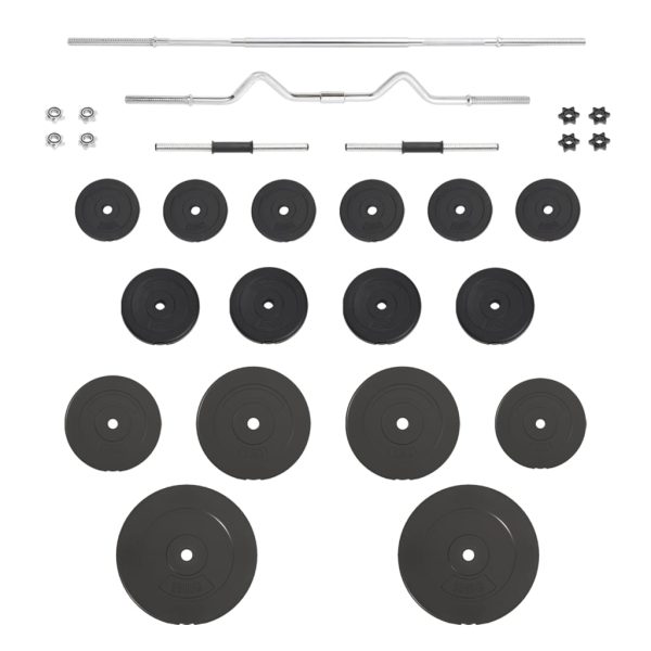 Conjunto de barras e halteres com discos 90 Kg - Image 10