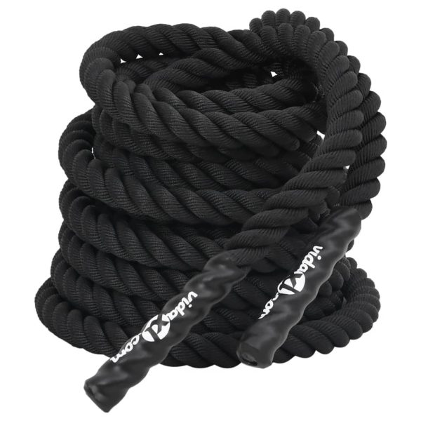 Corda de batalha 12 m 9 kg poliéster preto - Image 2