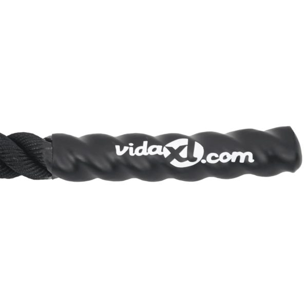Corda de batalha 12 m 9 kg poliéster preto - Image 8