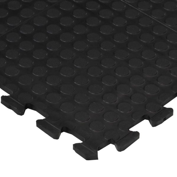 Ladrilho de borracha 12 mm 90x120 cm preto - Image 4