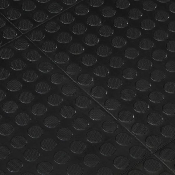 Ladrilho de borracha 12 mm 90x120 cm preto - Image 5