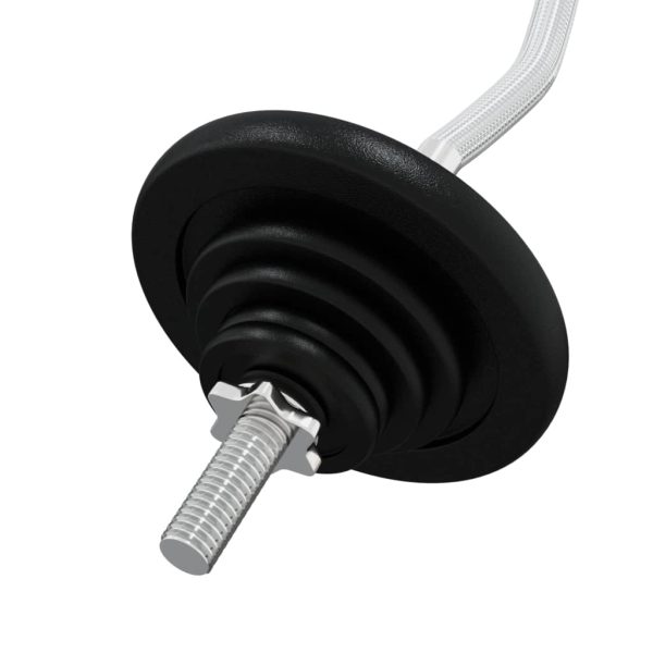 Conjunto de barra com discos 30 kg ferro fundido/aço cromado - Image 6