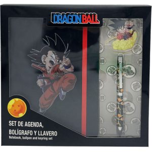 SET DIARIO + BOLIGRAFO + LLAVERO DRAGON BALL