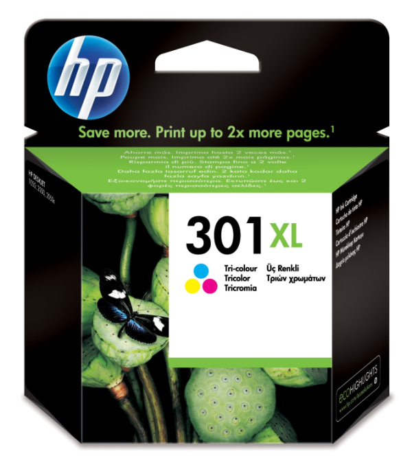 TINTA HP 301XL TRICOLOR