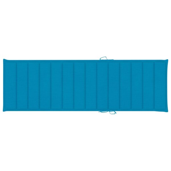 Espreguiçadeira de jardim com mesa e almofadão pinho impregnado - Image 4