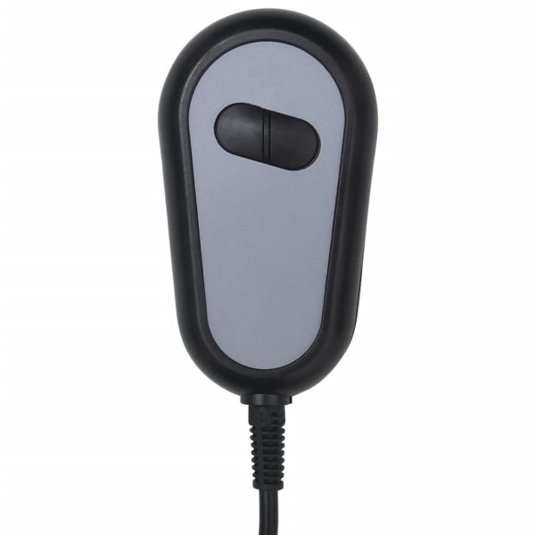 Poltrona de massagens elétrica reclinável veludo cor creme - Image 11