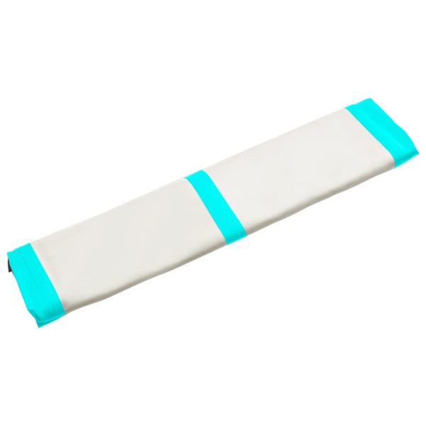 Colchão de ginástica insuflável c/ bomba 200x200x15cm PVC verde - Image 11