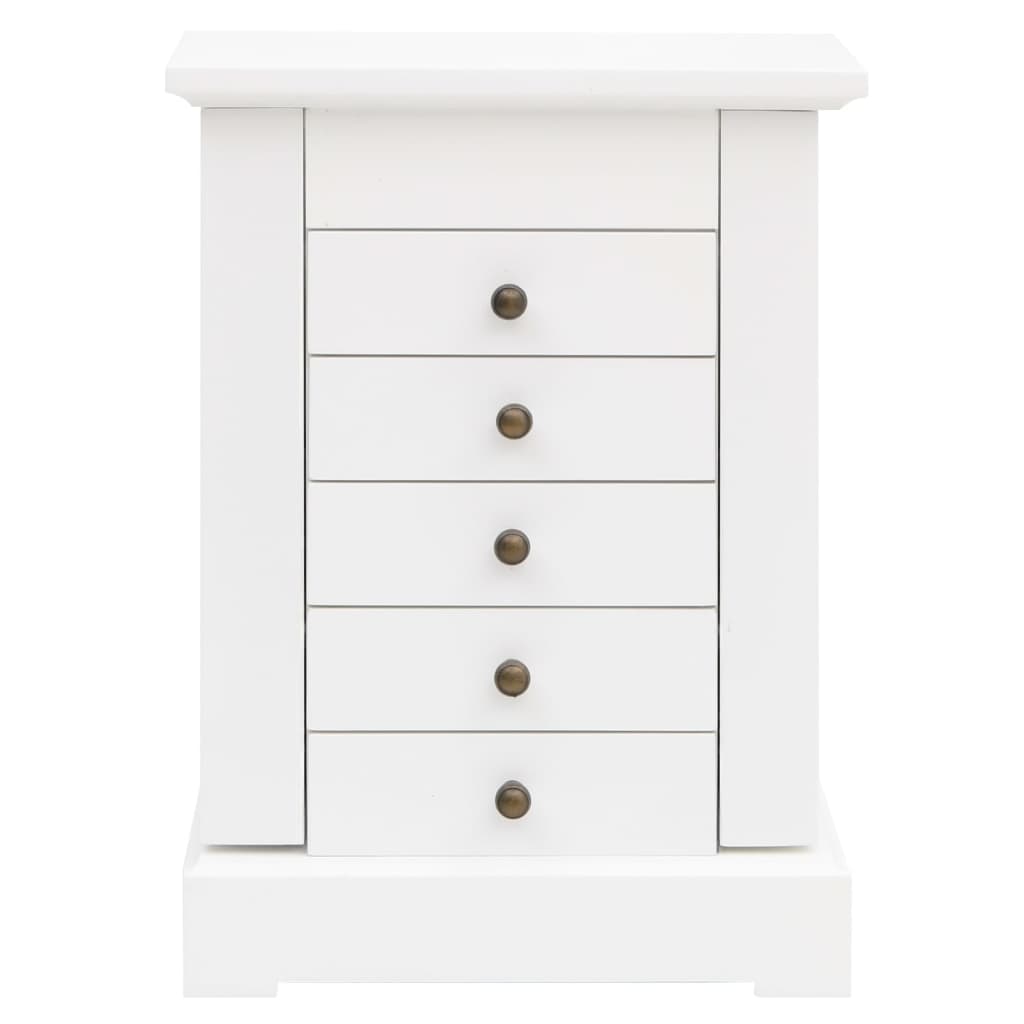 Guarda-joias com espelho MDF 25x13,5x34 cm - Image 3