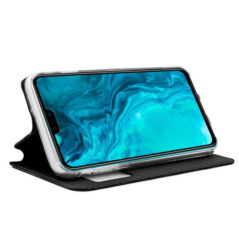 Funda COOL Flip Cover para Huawei Honor 9X Lite Liso Negro - Image 2