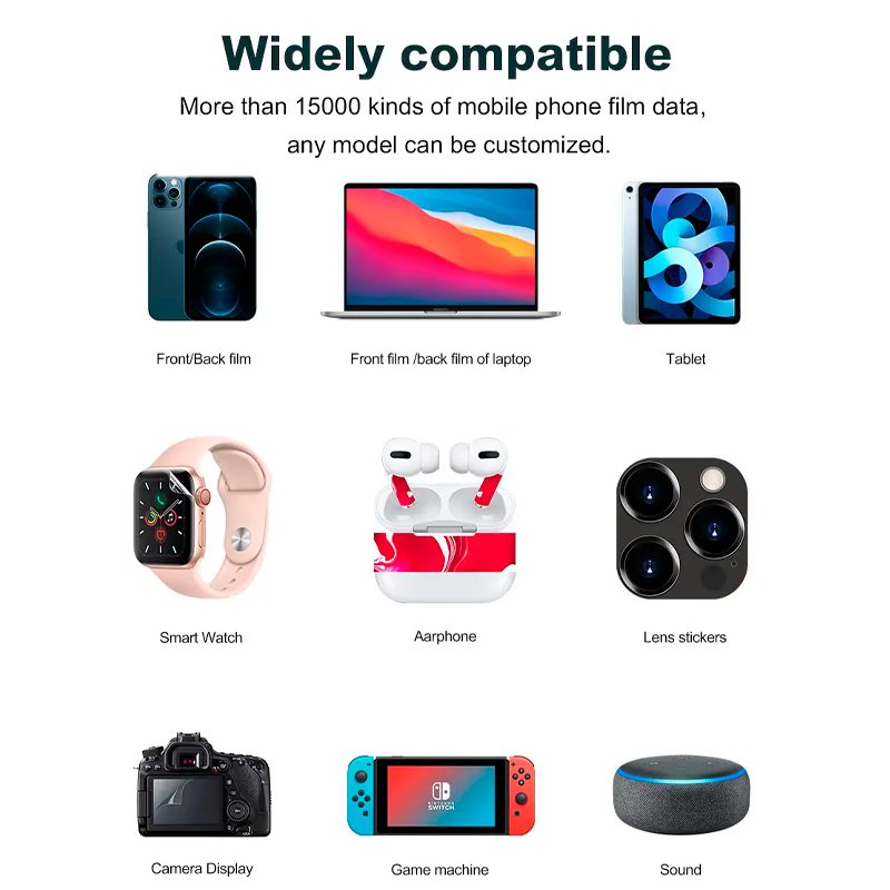 Máquina Corte Plotter V2 Devia Hasta 15 pulg + Accesorios + 50 Láminas Smartphones - Image 5