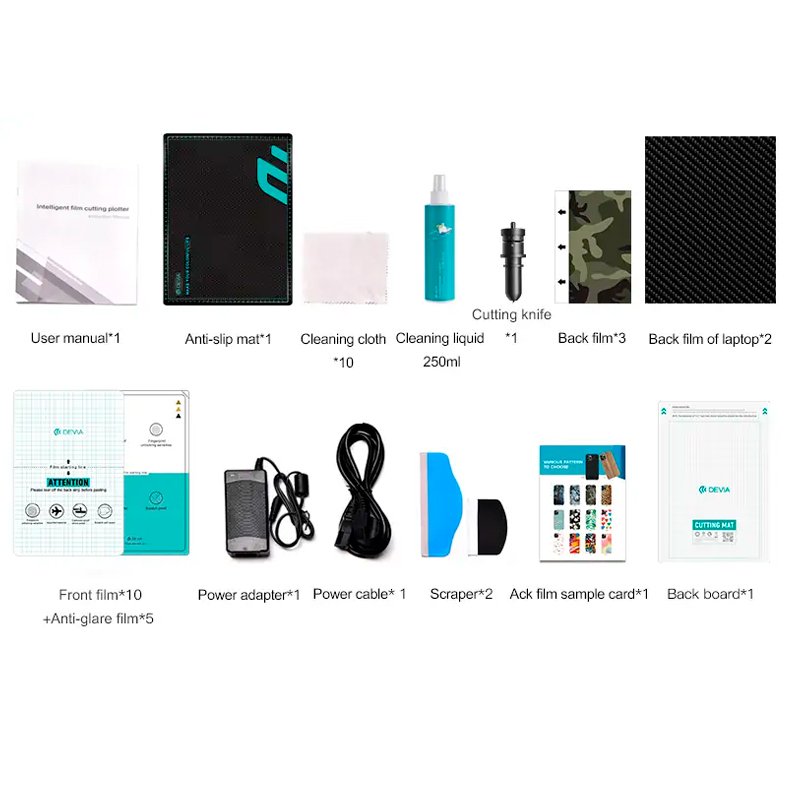 Máquina Corte Plotter V2 Devia Hasta 15 pulg + Accesorios + 50 Láminas Smartphones - Image 6