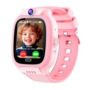 Smartwatch COOL Kids GPS Silicona Rosa (Localización, Videollamadas, SIM)