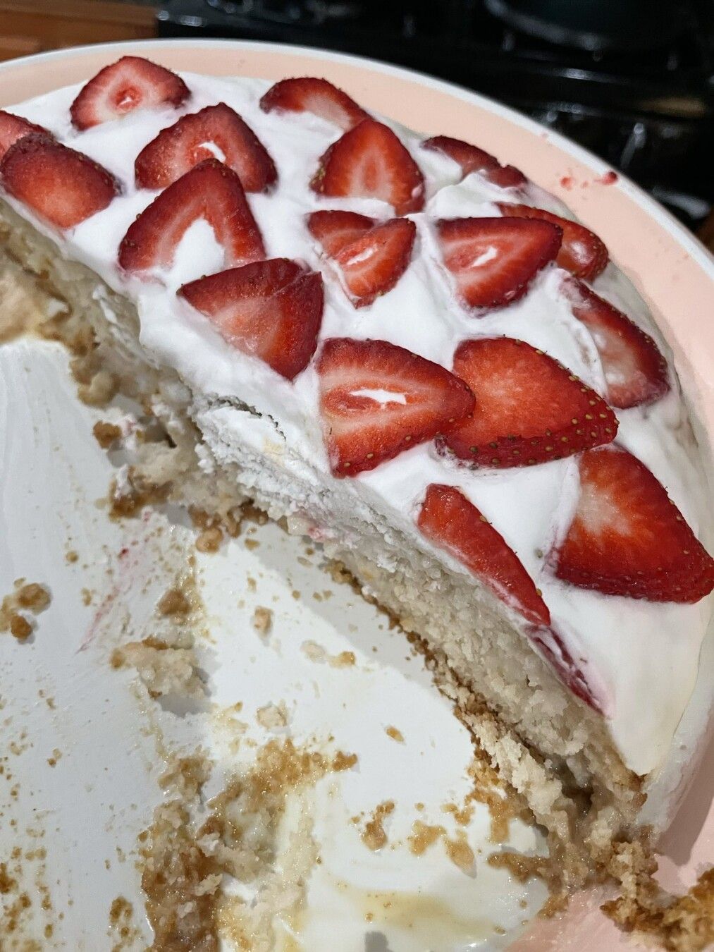 pastel de tres leches vegano