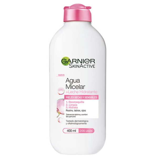 Garnier SkinActive Agua Micelar Y Leche Hidratante 400ml