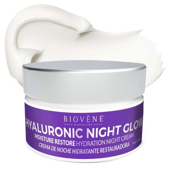 Biovene Hyaluronic Night Glow Crema De Noche Hidratante Restauradora 50ml