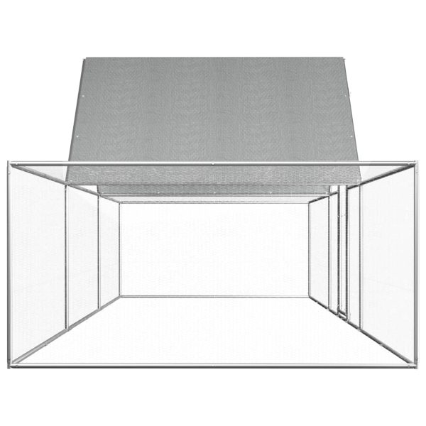 Galinheiro 6x2x2 m aço galvanizado - 218247 - Image 3