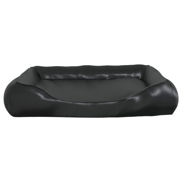 Cama para cães 80x68x23 cm couro artificial preto - 322570 - Image 3