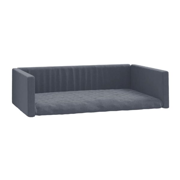 Cama/ninho para bagageira carro 85,5x70x23cm aspeto linho cinza - 340997