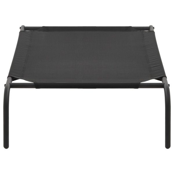 Cama para cães elevada preto S textilene - 345680 - Image 3