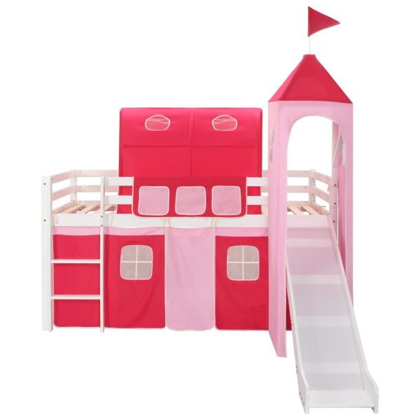 Estrutura cama infantil c/ escorrega e escada pinho 208x230cm - 685100 - Image 2