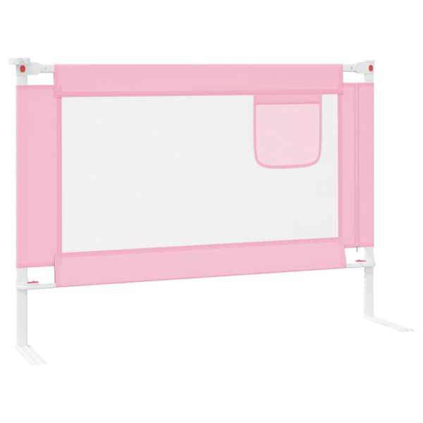 Barra de segurança p/ cama infantil tecido 90x25 cm rosa - 684715 - Image 3