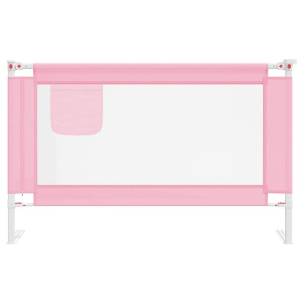 Barra de segurança p/ cama infantil tecido 120x25 cm rosa - 684717 - Image 2