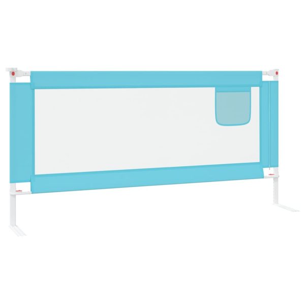 Barra de segurança p/ cama infantil tecido 190x25 cm azul - 684729 - Image 3