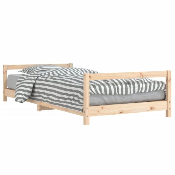 Estrutura de cama infantil 90x200 cm pinho maciço - 685237