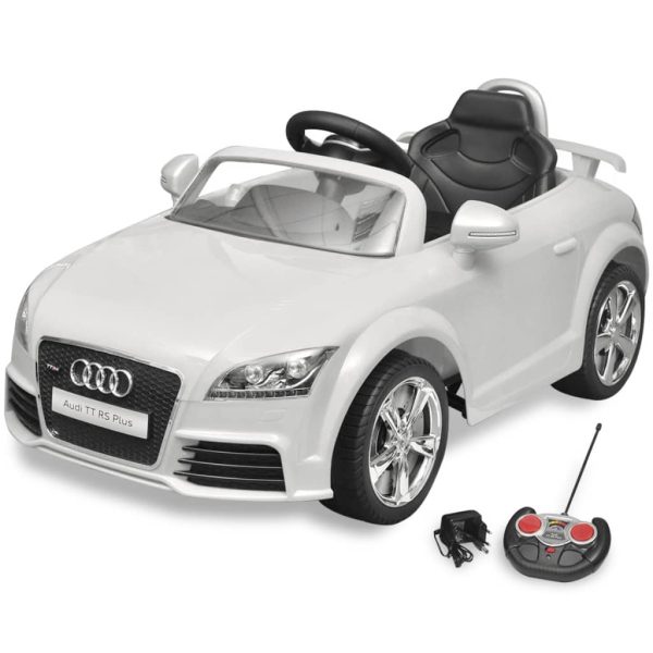 Carro Audi TT RS para crianças com controlo remoto - branco - 29072