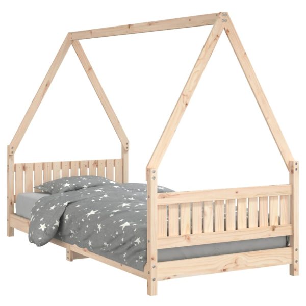 Estrutura de cama infantil 90x200 cm pinho maciço - 685341