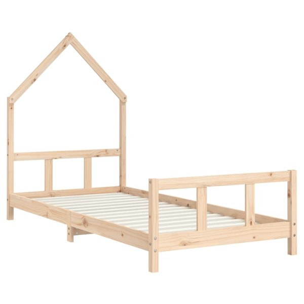 Estrutura de cama infantil 90x190 cm madeira de pinho maciça - 685417 - Image 2