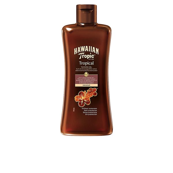 HAWAIIAN TROPIC COCONUT óleo bronzeador tropical SPF0