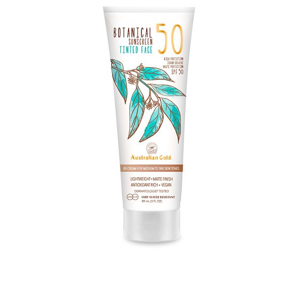 AUSTRALIAN GOLD BOTANICAL SPF50 rosto matizado #medium-tan