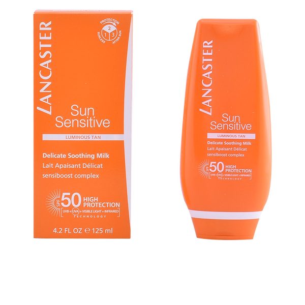 LANCASTER SUN SENSITIVE leite delicado calmante SPF50 125 ml