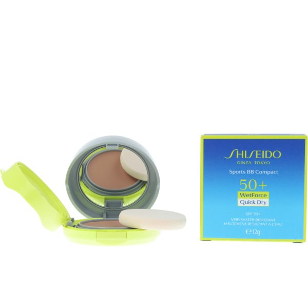 SHISEIDO SUN CARE SPORT BB COMPACT SPF50+ #medium 12 gr