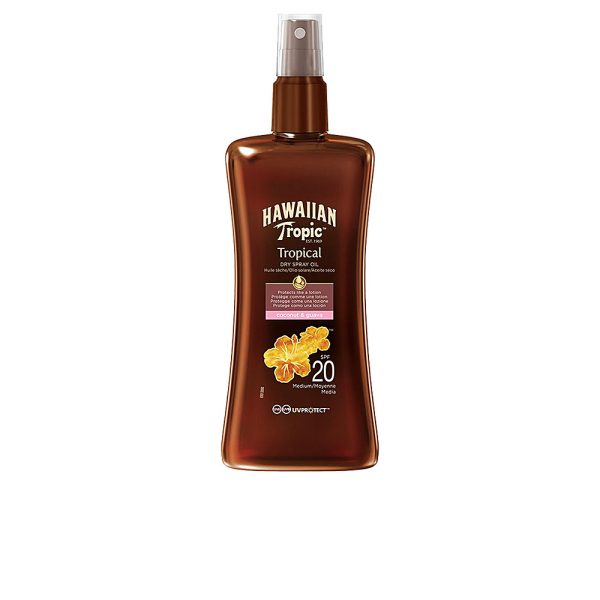 HAWAIIAN TROPIC COCONUT &GOIABA óleo seco SPF20