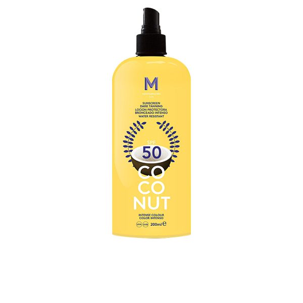 MEDITERRANEO SUN COCONUT protector solar bronzeador SPF50 200 ml