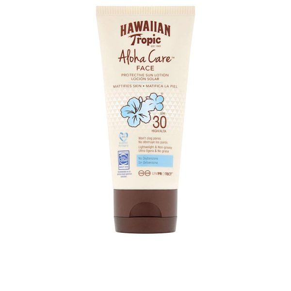 HAWAIIAN TROPIC ALOHA CARE FACE loção solar SPF30