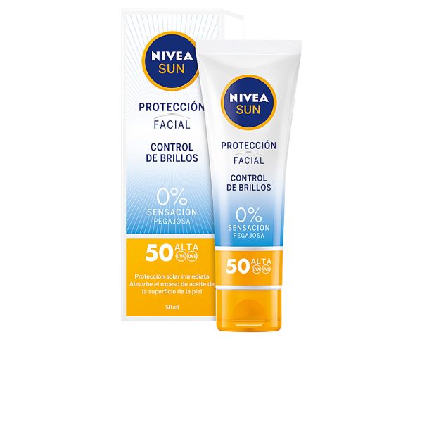 NIVEA SUN FACIAL controlo de brilho SPF50 50 ml