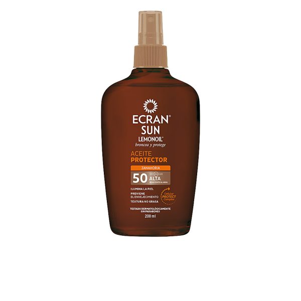 ECRAN SUNNIQUE óleo vaporizador SPF50 200 ml