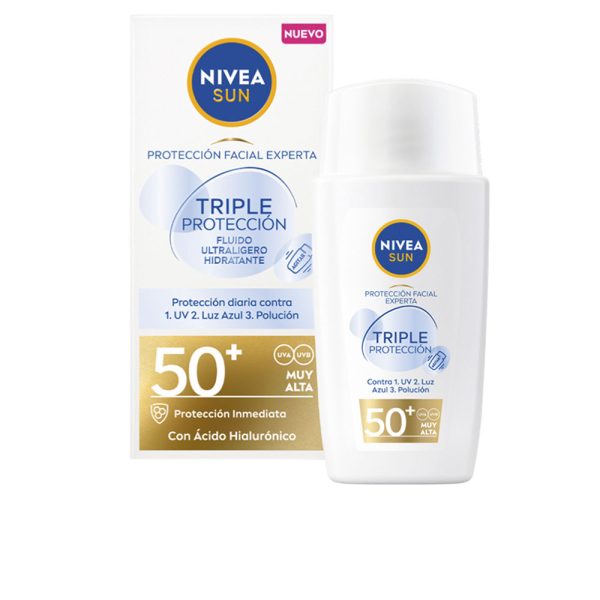 SUN TRIPLE PROTECTION fluido facial ultraleve SPF50 40 ml