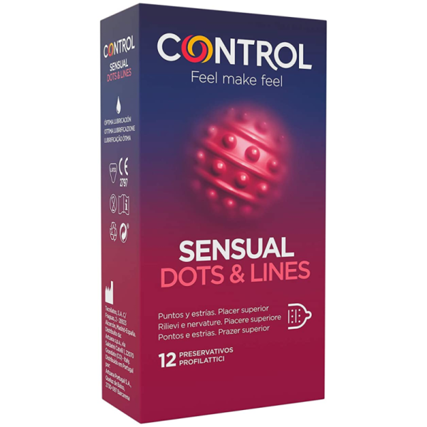 PUNTOS Y LÍNEAS DE CONTROL SENSUAL PUNTOS Y TRAZOS 12 UNIDADES