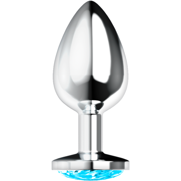 OHMAMA - PLUG ANAL CON CRISTAL AZUL - Imagen 2