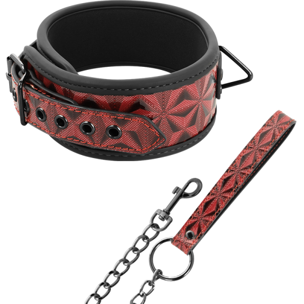 BEGME - COLLAR DE PIEL VEGANA PREMIUM RED EDITION